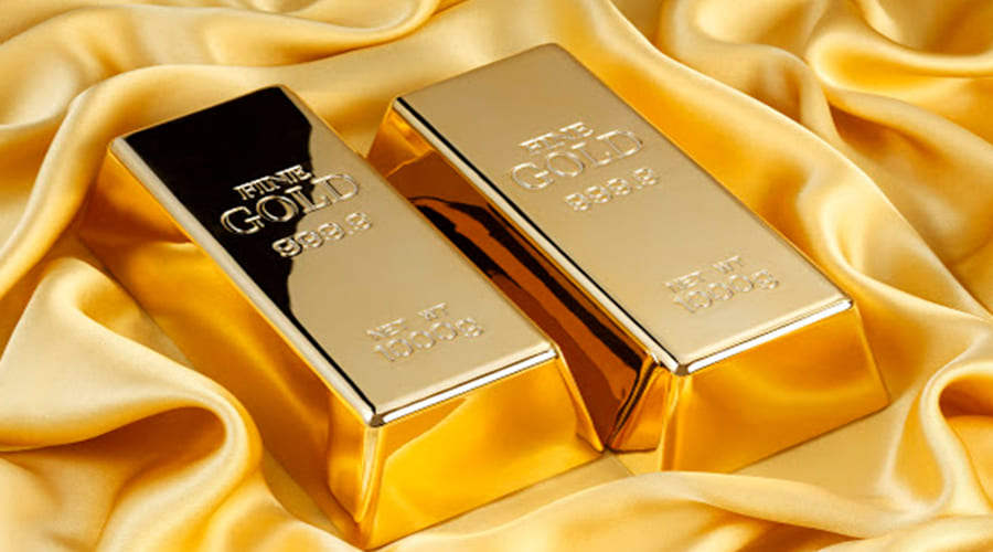 ارتداد العقود الآجلة للذهب من الاعلى بالتزامن مع ارتداد مؤشر الدولار الامريكي