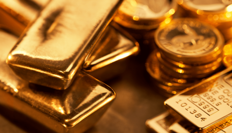 صعود العقود الاجلة أسعار الذهب في ظل انخفاض الدولار 