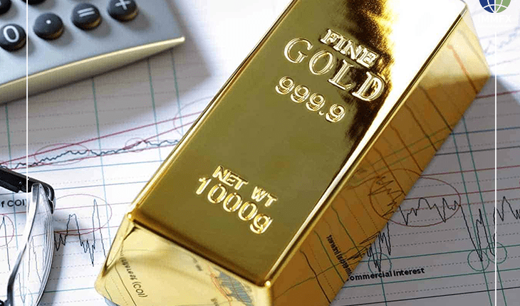 هبوط الذهب بفعل ضغوط الدولار الأمريكي